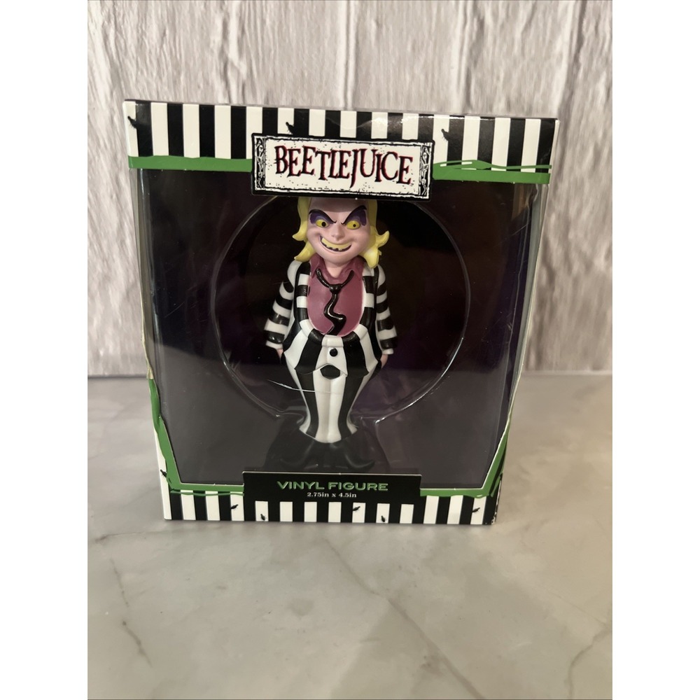 Beetlejuice Vinyl Figure 2.75" x 4.5" – Tim Burton Classic Movie Collectible-New